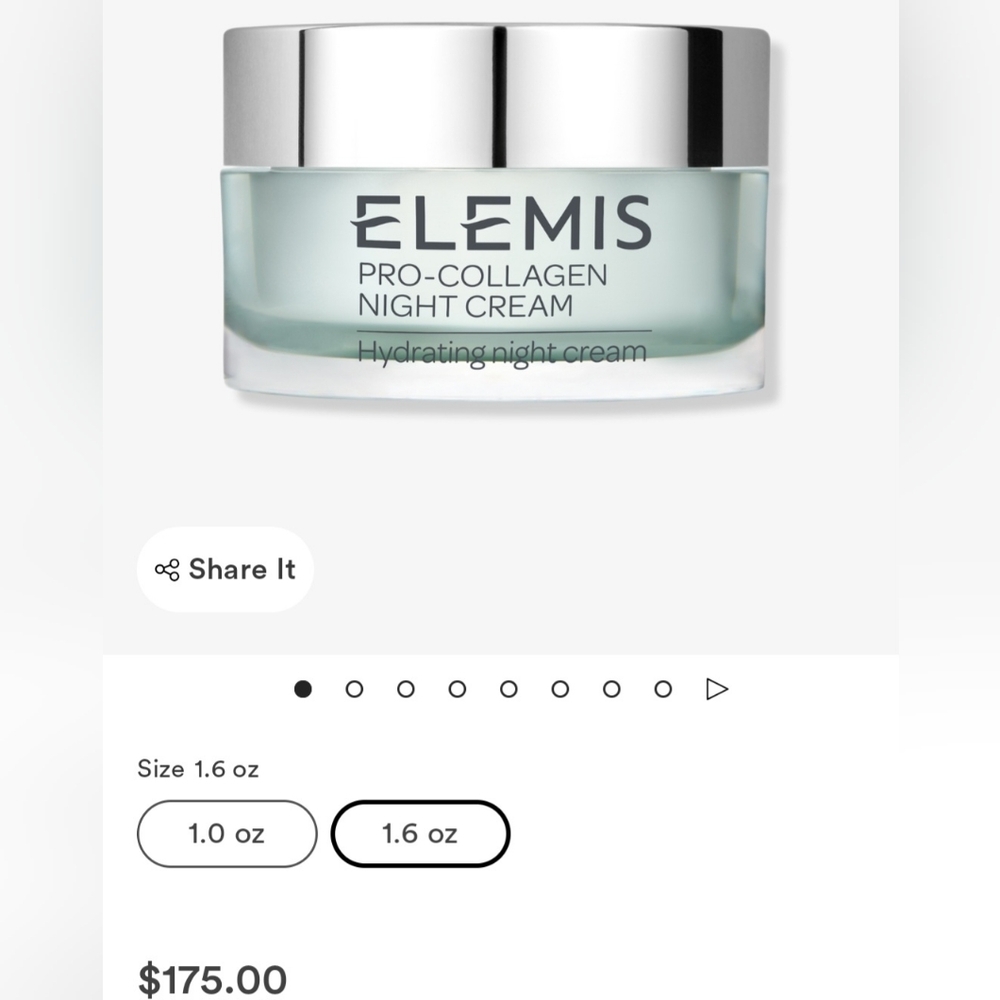 ELEMIS Pro-Collagen Hydrating Cream in Silver and Blue
